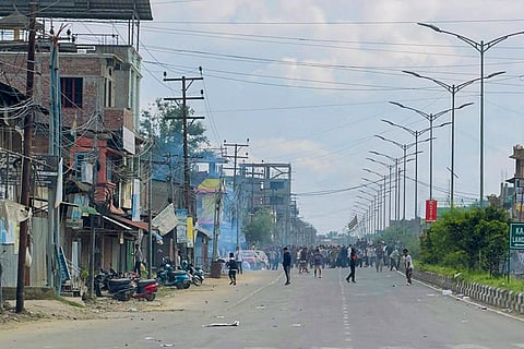 Manipur students clash with police